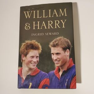 Hardcover book William and Harry by Ingrid Seward circa 2003